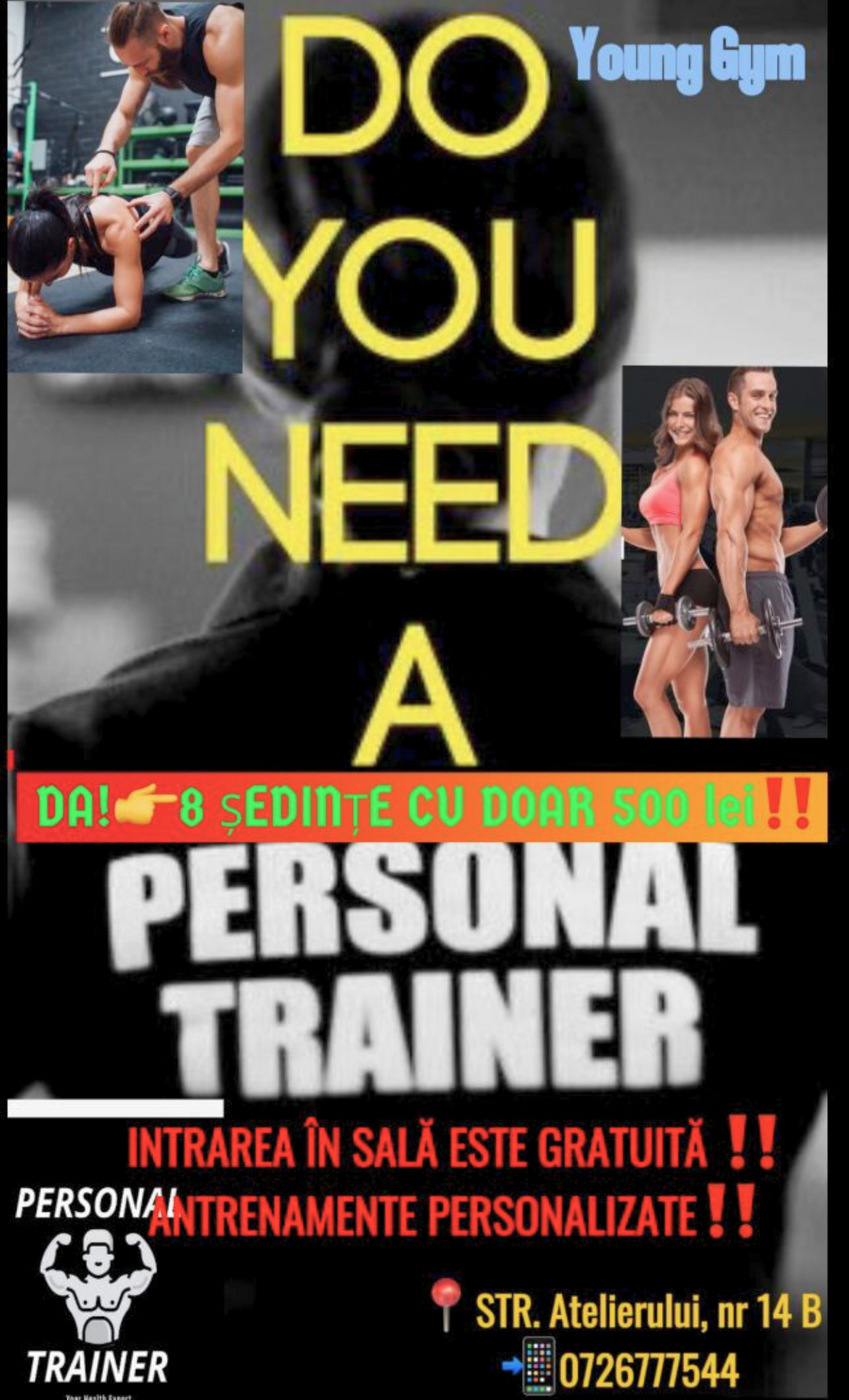 Descoperă Diferența cu Antrenor Personal‼️